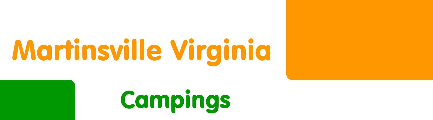 Best campings in Martinsville Virginia - Rating & Reviews